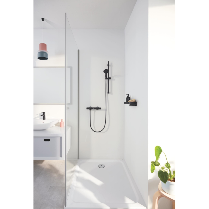 GROHE 411072430 - Ράφι για ντους START CUBE 200 mm, μαύρο