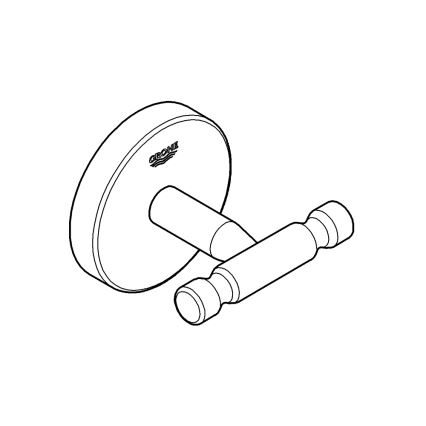 GROHE 41168000 - Γάντζος για ρόμπα μπάνιου START COSMOPOLITAN, γυαλιστερό χρώμιο