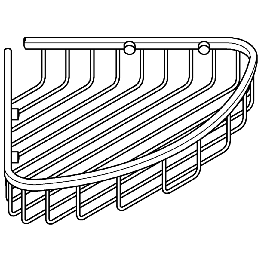 GROHE 41172000 - Γωνιακό ράφι QUICKFIX START COSMOPOLITAN 30,3 × 5,3 cm χρώμιο