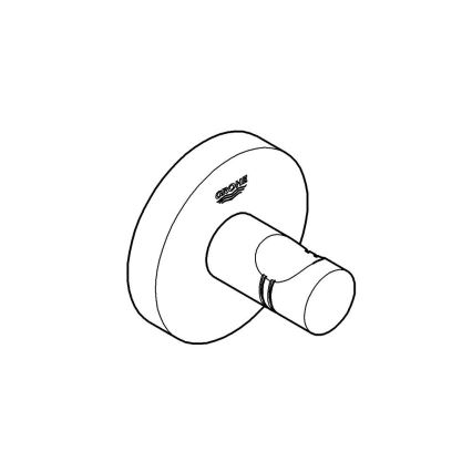 GROHE 41173DC0 - Γάντζος μπουρνουζιού START από ανοξείδωτο ατσάλι