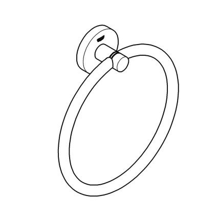 GROHE 41174DC0 - Πετσετοθήκη START από ανοξείδωτο ατσάλι