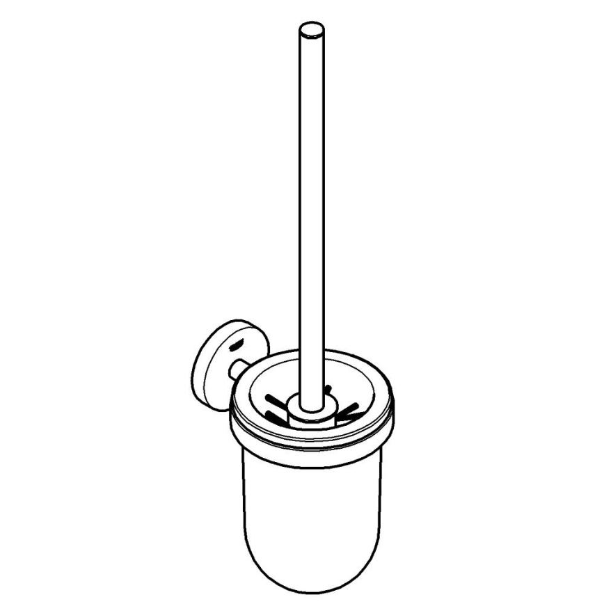 GROHE 411852430 - Σετ καθαρισμού WC START 398 × 121 mm, μαύρο