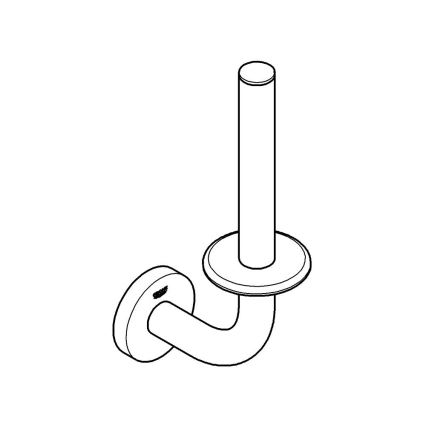 GROHE 41186000 - Βάση ανταλλακτικού χαρτιού υγείας START γυαλιστερό χρώμιο