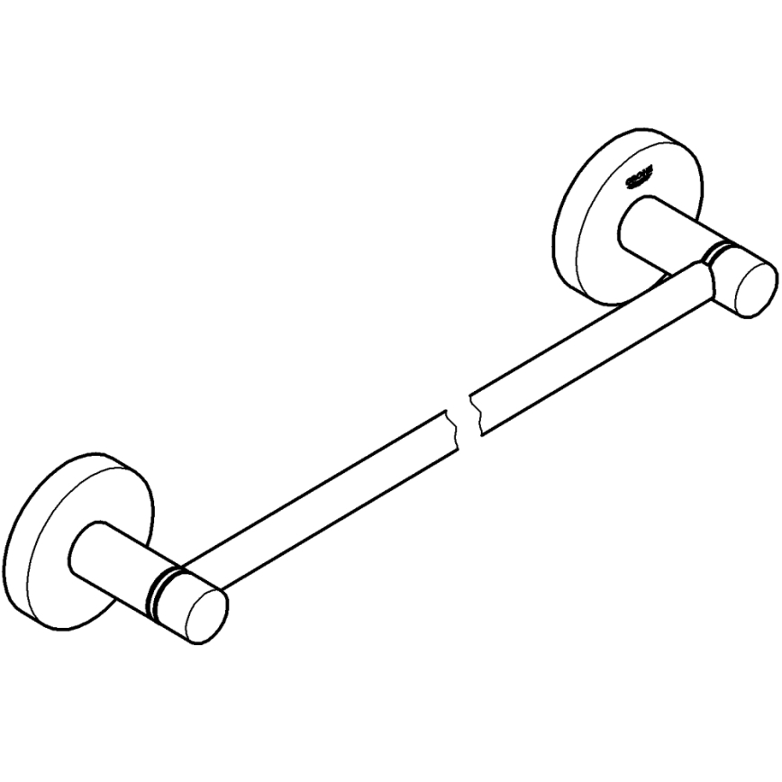 GROHE 41197DC0 - Πετσετοθήκη START 504 mm από ανοξείδωτο ατσάλι