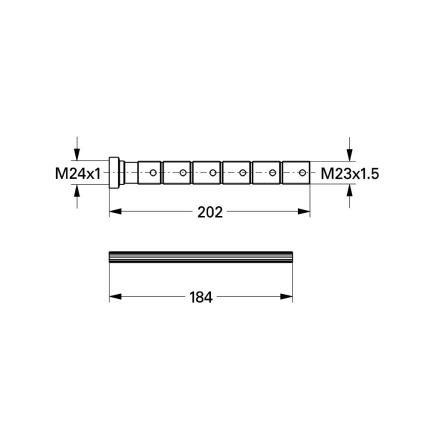GROHE 45203000 - Σετ επέκτασης 200 mm