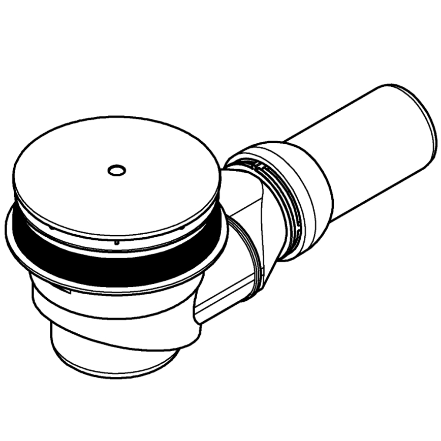 GROHE 49534000 - Σετ αποχέτευσης για καθολικές ντουζιέρες O 112 mm χρωμέ