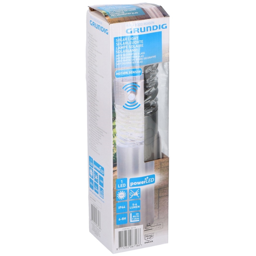 Grundig 14 - Ηλιακή λάμπα LED 1xLED 1xAAA 600 mAh IP44