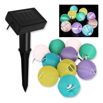 Grundig 14106 - LED ηλιακή γιρλάντα 2,4μ 10xLED/1,2V 600 mAh