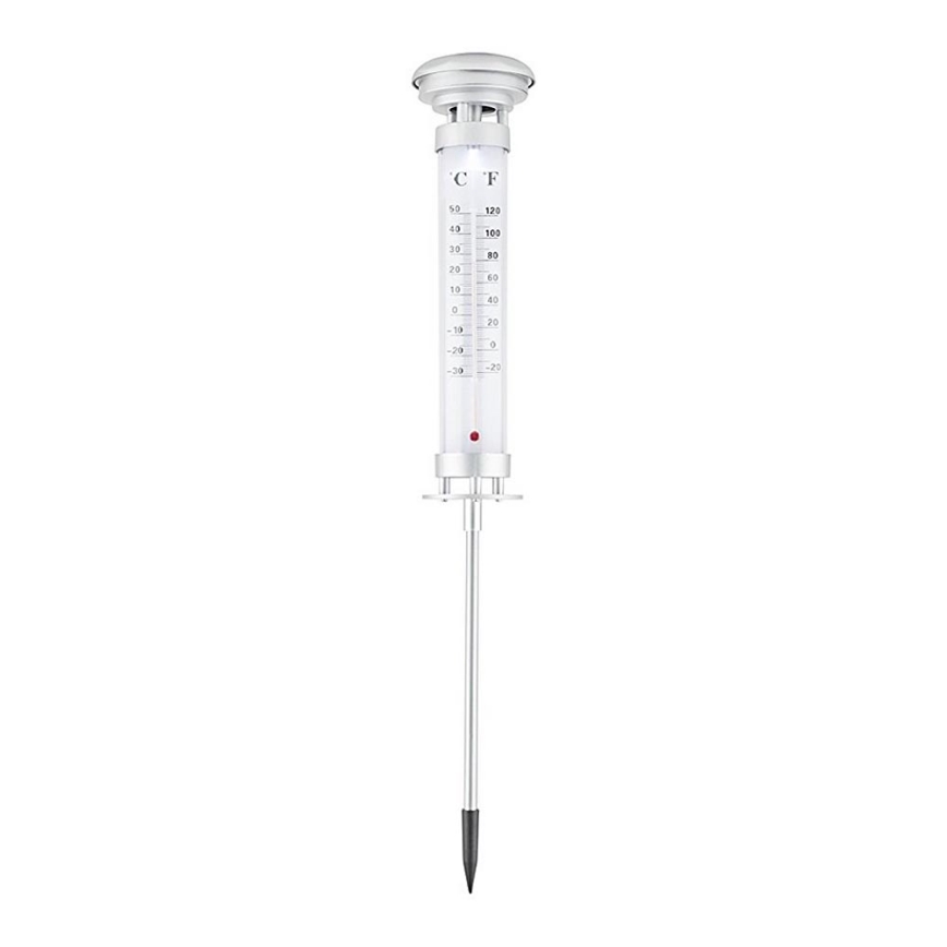 Grundig 89640 - LED ηλιακό φως με θερμόμετρο 1xLED/1,2V 600 mAh IP44