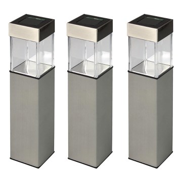 Grundig 90048 - ΣΕΤ 3x Ηλιακός Φωτισμός LED/5,5x28cm 1xAAA 600 mAh