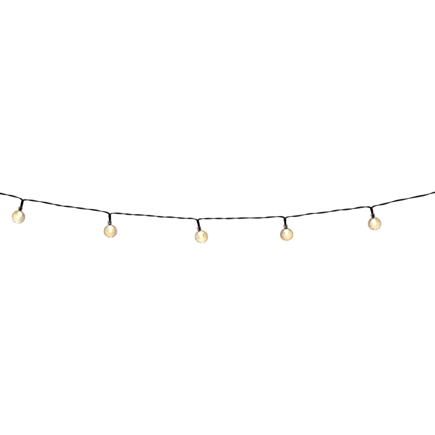Grundig - LED Dimming ηλιακό λαμπάκια 50xLED/8 λειτουργίες 9,35m IP44 θερμό λευκό + τηλεχειριστήριο