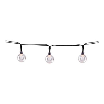 Grundig - LED Ηλιακή γιρλάντα 50xLED/8 λειτουργίες 6,9μ ζεστό λευκό 600 mAh