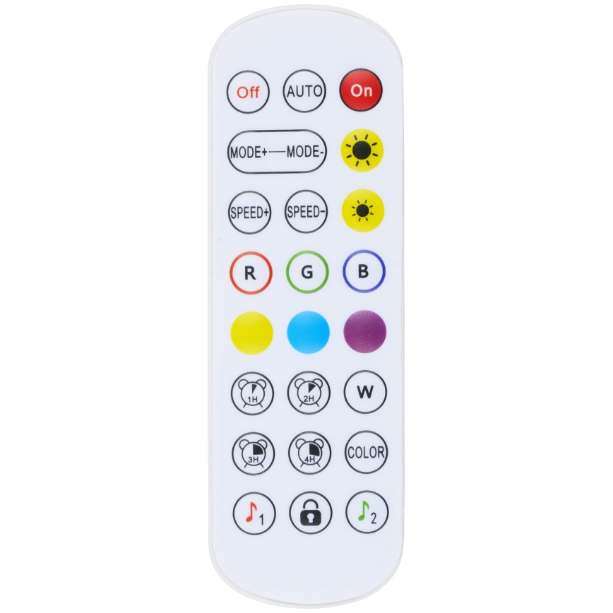 Grundig - LED RGB ρυθμιζόμενο επιδαπέδιο φωτιστικό LED/5W/5V + τηλεχειριστήριο