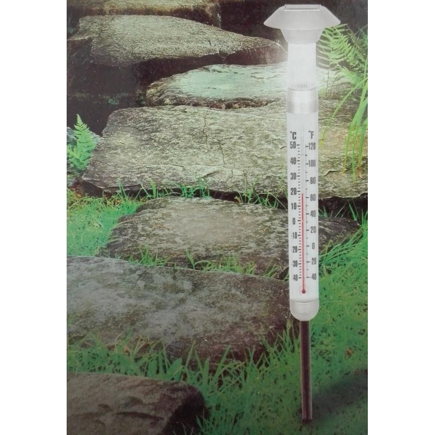 Grundig - LED Ηλιακό θερμόμετρο 1xAAA 600 mAh IP44