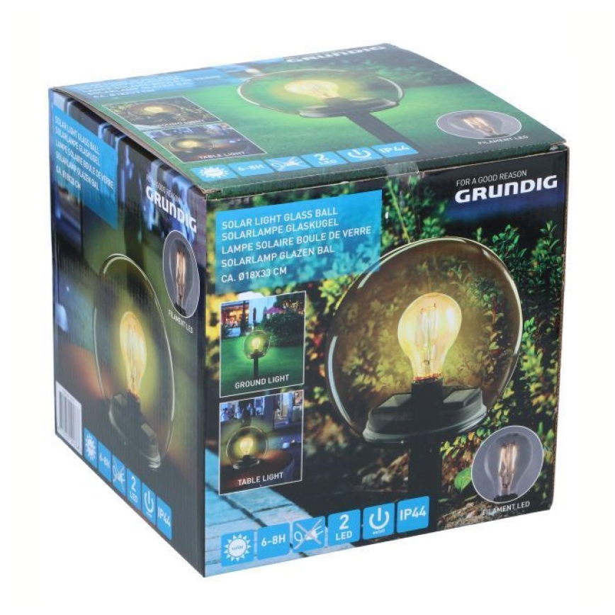 Grundig - LED Ηλιακό φωτιστικό LED/3,7V IP44