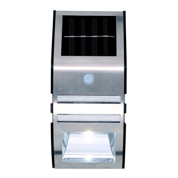 Grundig - LED Ηλιακό φωτιστικό τοίχου με αισθητήρα κίνησης και λυκόφωτος LED/1xAA 600mAh IP64