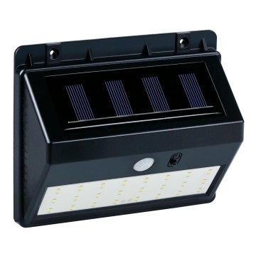 Grundig - Ηλιακό επιτοίχιο φωτιστικό LED με αισθητήρα, 1,2V 600 mAh, IP44