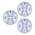 Grundig - Σετ 3x LED RGBW ρυθμιζόμενο φωτιστικό LED/3W/3xAAA IP65 + τηλεχειριστήριο