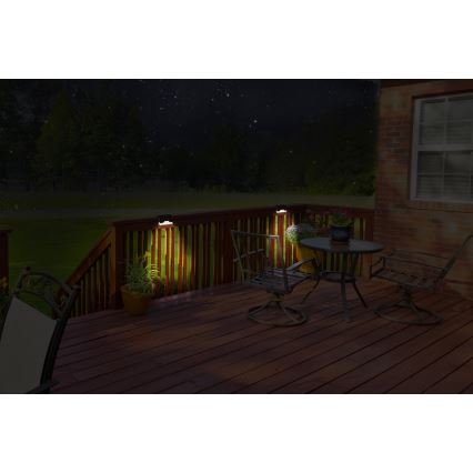 Grundig - Σετ 4x LED Ηλιακό Επιτοίχιο Φωτιστικό LED/1,2V 600 mAh IP44