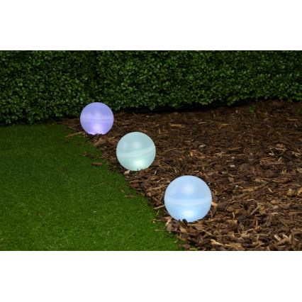 Grundig - ΣΕΤ 5x LED RGBW  Ηλιακό φωτιστικό LED/3,2V IP44