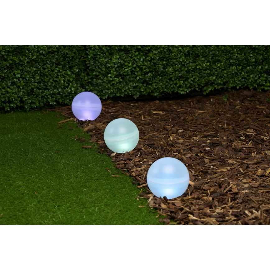 Grundig - ΣΕΤ 5x LED RGBW  Ηλιακό φωτιστικό LED/3,2V IP44