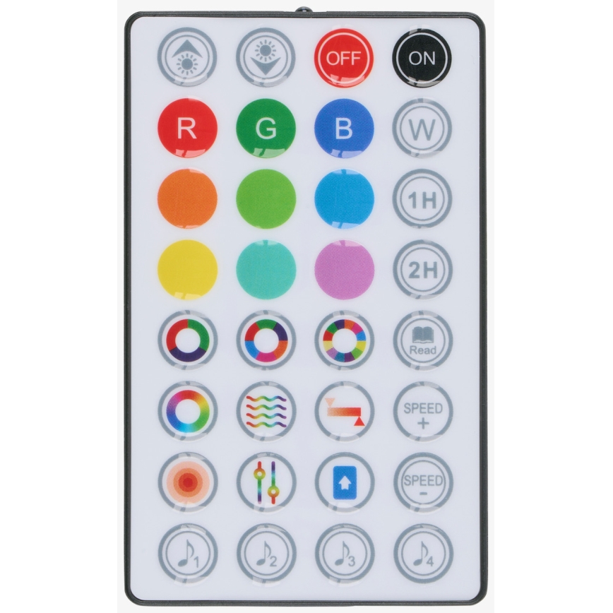 Grundig - Ρυθμιζόμενο φωτιστικό δαπέδου LED RGB 2-σε-1 LED/230V + τηλεχειριστήριο