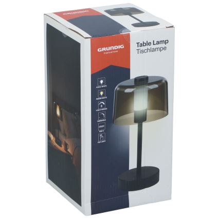 Grundig - Επιτραπέζιο φωτιστικό LED με ρύθμιση φωτεινότητας και λειτουργία αφής LED/5V 800 mAh