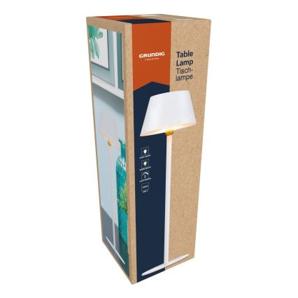 Grundig - Επιτραπέζιο LED φωτιστικό αφής LED/5V 1200 mAh