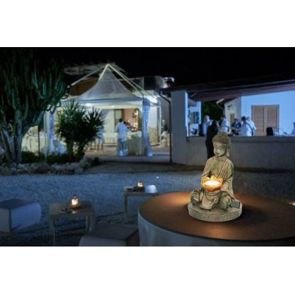 Grundig - Ηλιακό φωτιστικό LED με αισθητήρα LED/1,2V