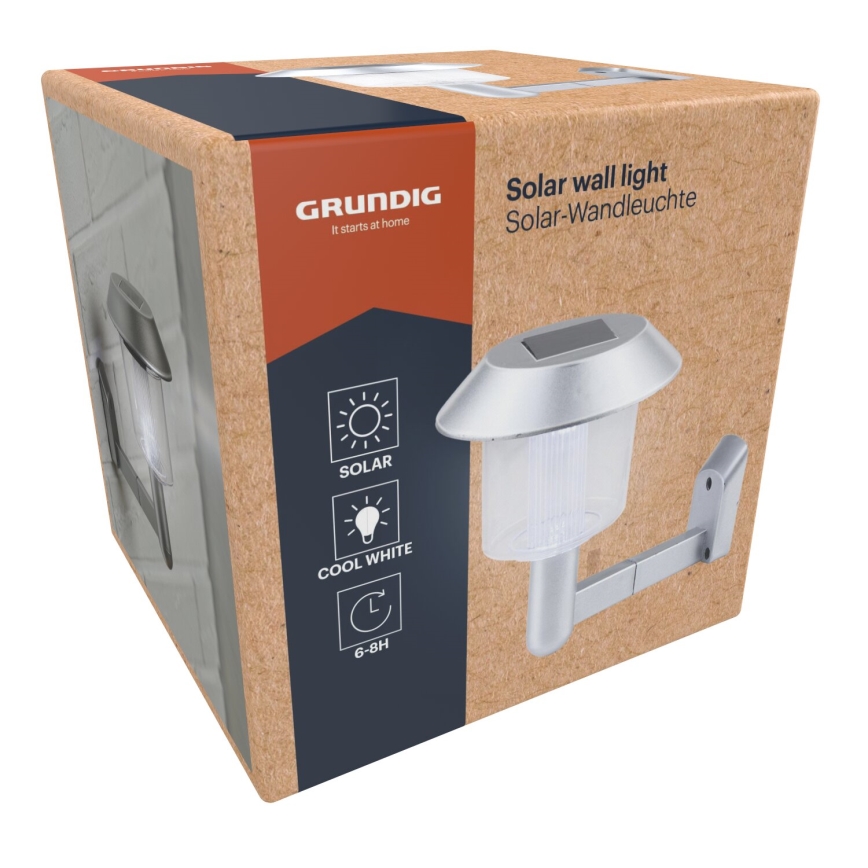 Grundig - Ηλιακό φωτιστικό τοίχου LED LED/1,2V