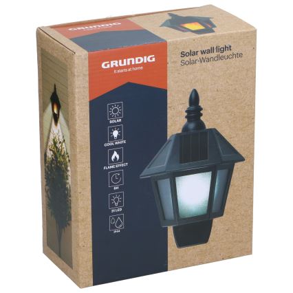 Grundig - Ηλιακό φωτιστικό τοίχου LED LED/1,2V IP44