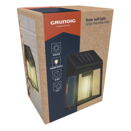 Grundig - Ηλιακό φωτιστικό τοίχου LED LED/1,2V IP44