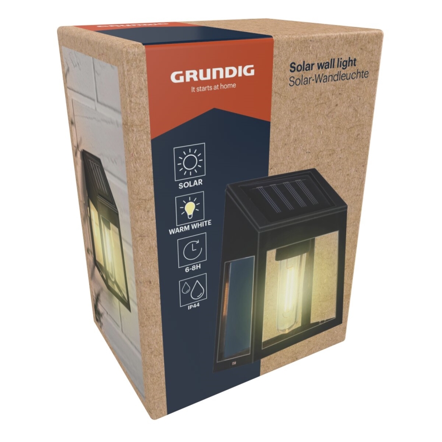 Grundig - Ηλιακό φωτιστικό τοίχου LED LED/1,2V IP44