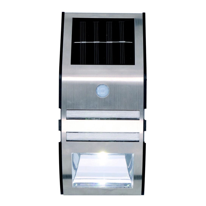Grundig - Ηλιακό φωτιστικό τοίχου LED με αισθητήρα LED/1xAA 600mAh IP64