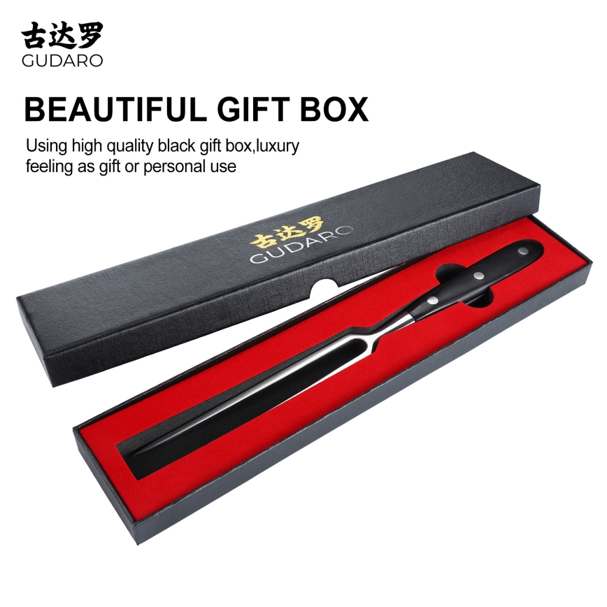 Gudaro - Πιρούνι κουζίνας MIYABI μαύρο/pakkawood