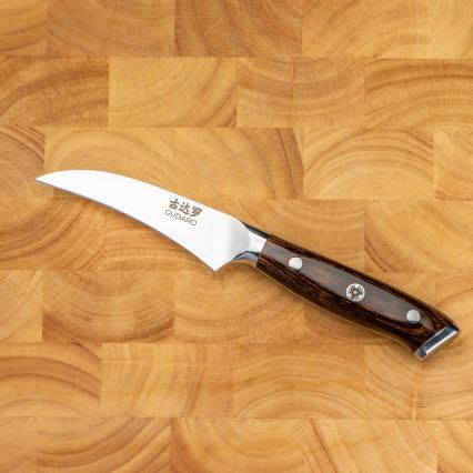 Gudaro - Μαχαίρι φρούτων από δαμασκηνό χάλυβα FENG 3,5, 67 στρώσεις χάλυβα, μήκος 9,5cm