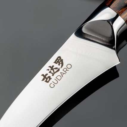 Gudaro - Μαχαίρι φρούτων από δαμασκηνό χάλυβα FENG 3,5, 67 στρώσεις χάλυβα, μήκος 9,5cm