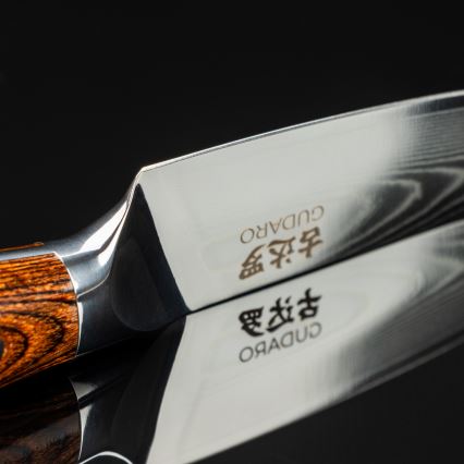 Gudaro - Μαχαίρι κουζίνας FENG 3,5, από Δαμασκηνό ατσάλι 67 στρώσεων ατσαλιού, μήκος 9,5 εκ.