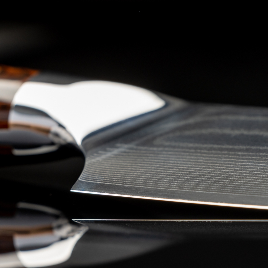 Gudaro - Μαχαίρι σεφ από δαμασκηνό χάλυβα FENG 8, 67 στρώσεις, μήκος 20 cm