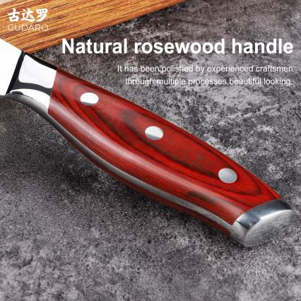 Gudaro - Μαχαίρι ξεκοκαλίσματος KENSHO 6, 67 στρωμάτων ατσαλιού, μήκος 15 cm