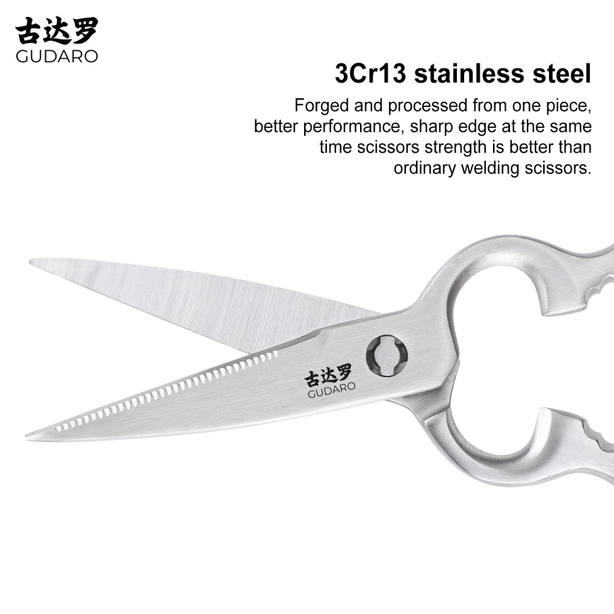 Gudaro - Ψαλίδια για πουλερικά RONIN 20,6 cm από ανοξείδωτο ατσάλι