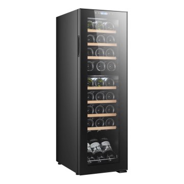 Guzzanti GZ 27DD - Ελεύθερης τοποθέτησης διζωνικό ψυγείο κρασιού για 27 μπουκάλια