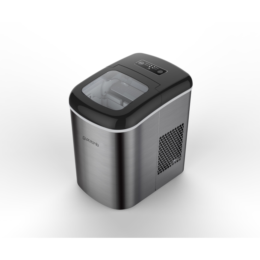 Guzzanti GZ125 - Μηχανή πάγου 140W/230V ανοξείδωτη/μαύρη