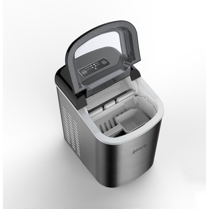 Guzzanti GZ125 - Μηχανή πάγου 140W/230V ανοξείδωτη/μαύρη