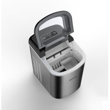 Guzzanti GZ125 - Μηχανή πάγου 140W/230V ανοξείδωτη/μαύρη