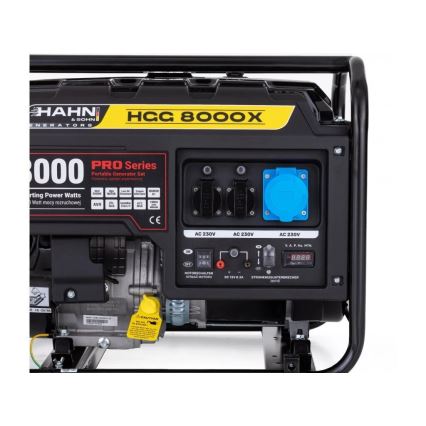 Hahn & Sohn 7410 - Ηλεκτρογεννήτρια βενζίνης HGG 8000X 6500W