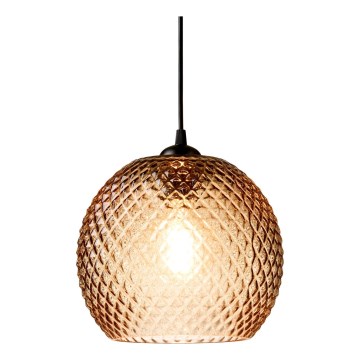 Halo Design 718368 - Κρεμαστό φωτιστικό με καλώδιο NOBB 1xE27/40W/230V διάμ. 22 εκ. καπνιστό καφέ