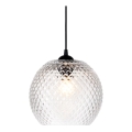Halo Design 718436 - Κρεμαστό φωτιστικό NOBB με καλώδιο 1xE27/40W/230V Ø 22 cm διαφανές