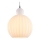 Halo Design 737321 - Κρεμαστό φωτιστικό με καλώδιο BALL BALL 1xE27/40W/230V Ø 32 cm λευκό