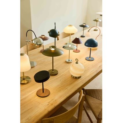 Halo Design 745777 - Ρυθμιζόμενη επαναφορτιζόμενη επιτραπέζια λάμπα LED ON THE MOVE LED/2,5W/4000 mAh μαύρο/ξύλο